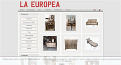 Desktop Screenshot of laeuropea.es