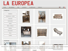 Tablet Screenshot of laeuropea.es